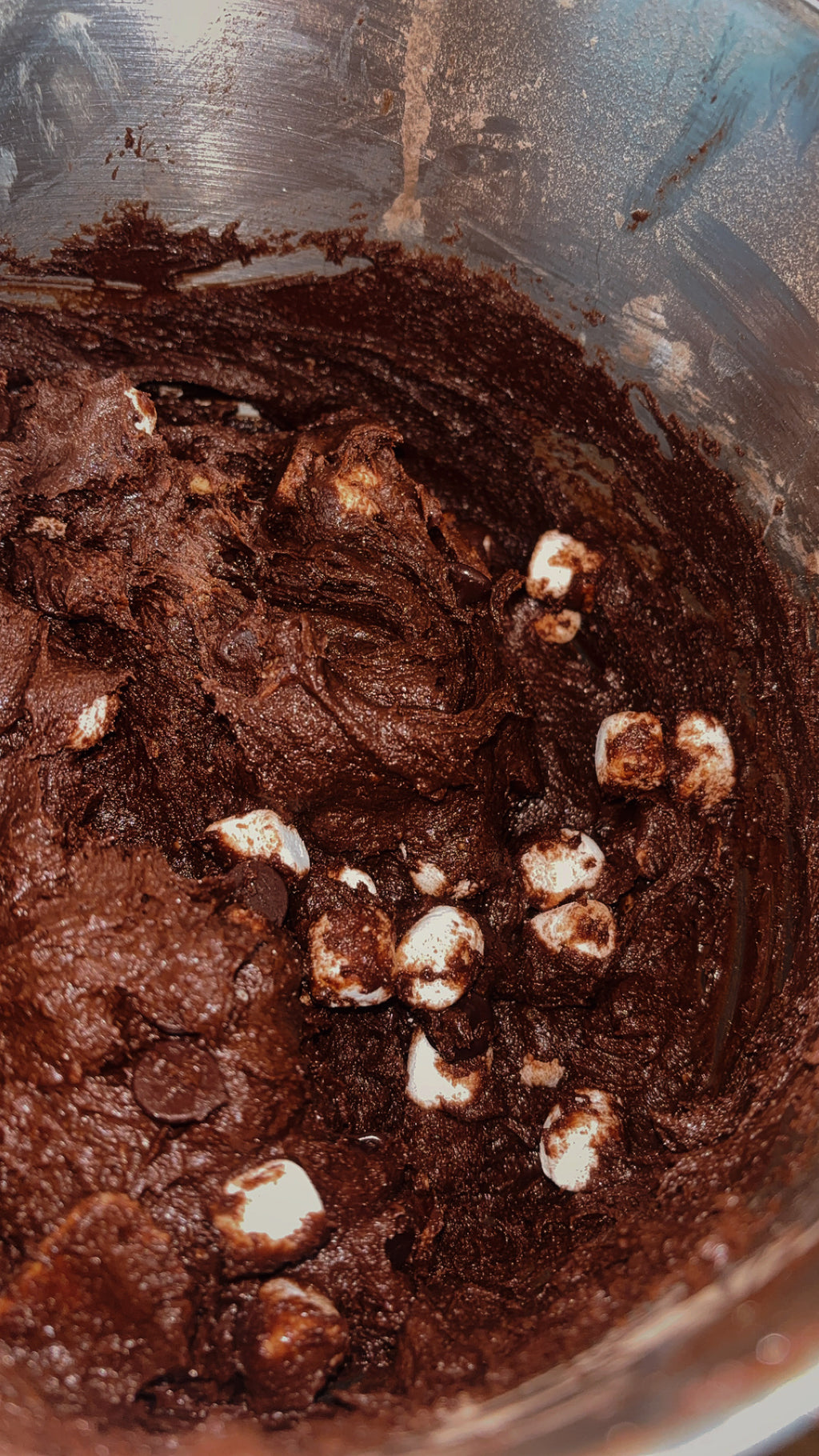 Double chocolate s’mores cookies